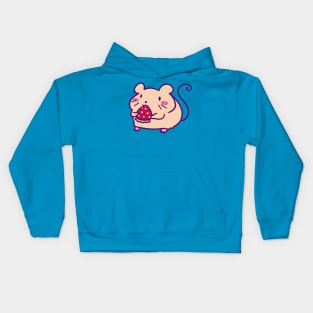 Strawberry Mouse Kids Hoodie